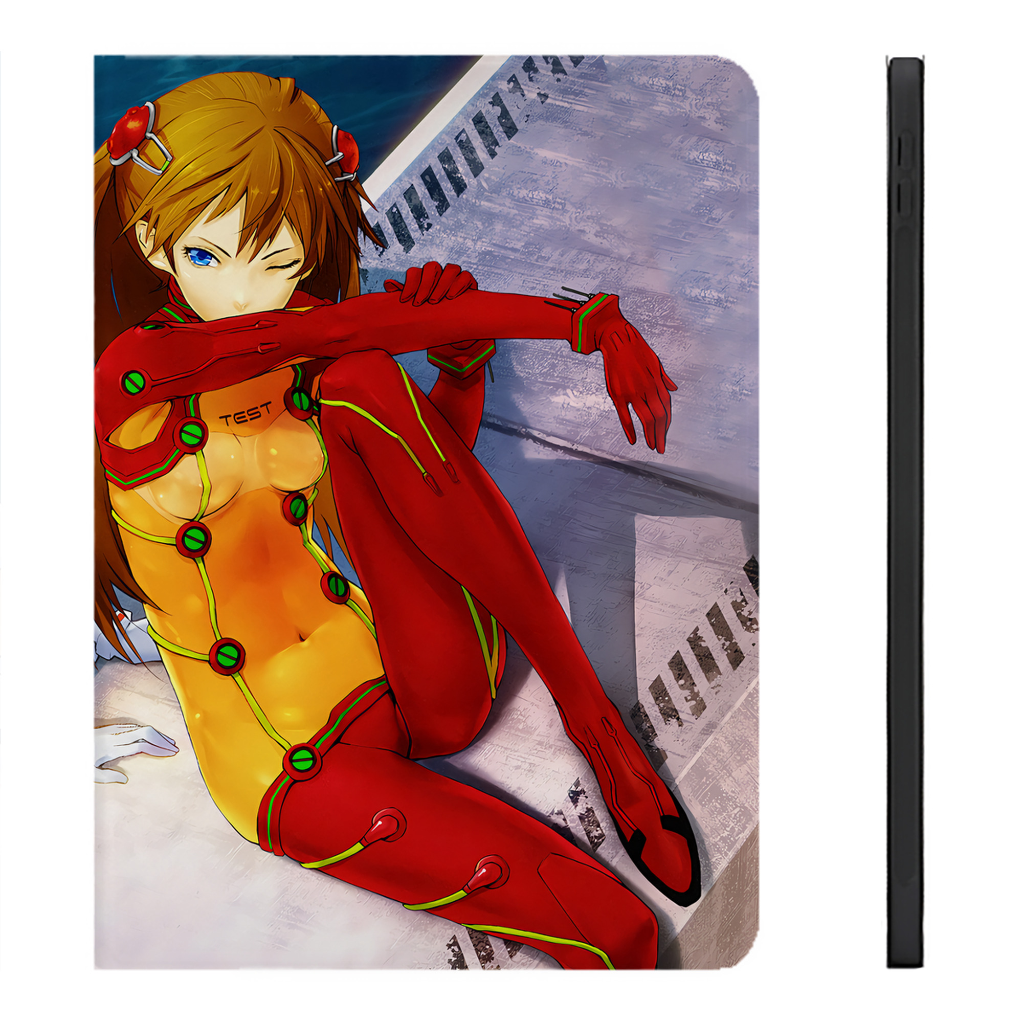 （画像用） EVA 新世紀エヴァンゲリオン IPadケース ペンホルダー付き ブックスタイルデザイン